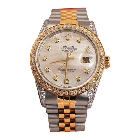 rolex madreperla e diamanti